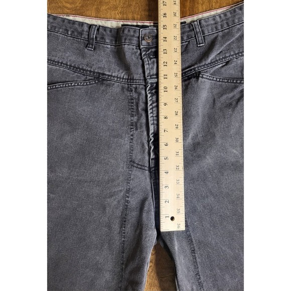 Vintage Marithe Francois Girbaud Denim Black Jean Shorts Size 40 - Picture 8 of 9